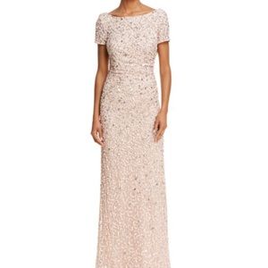 Adrianna Papell Evening Gown - Blush